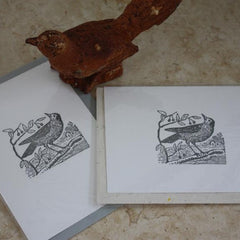 Ampersand Art Letterpress - Cottage Bird