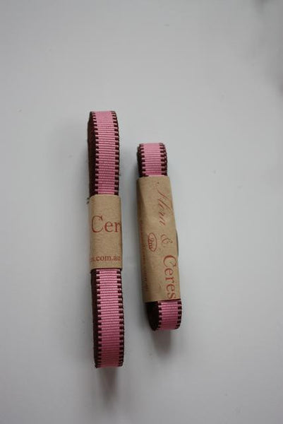 Pink and Chocolate Ribbon